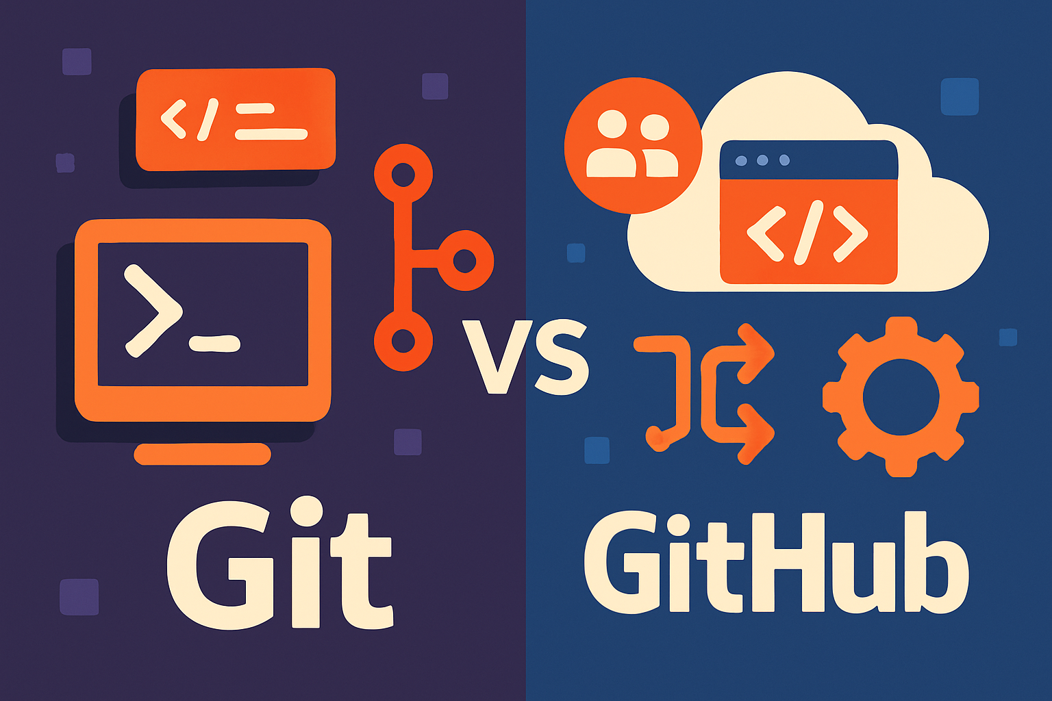 Git vs GitHub