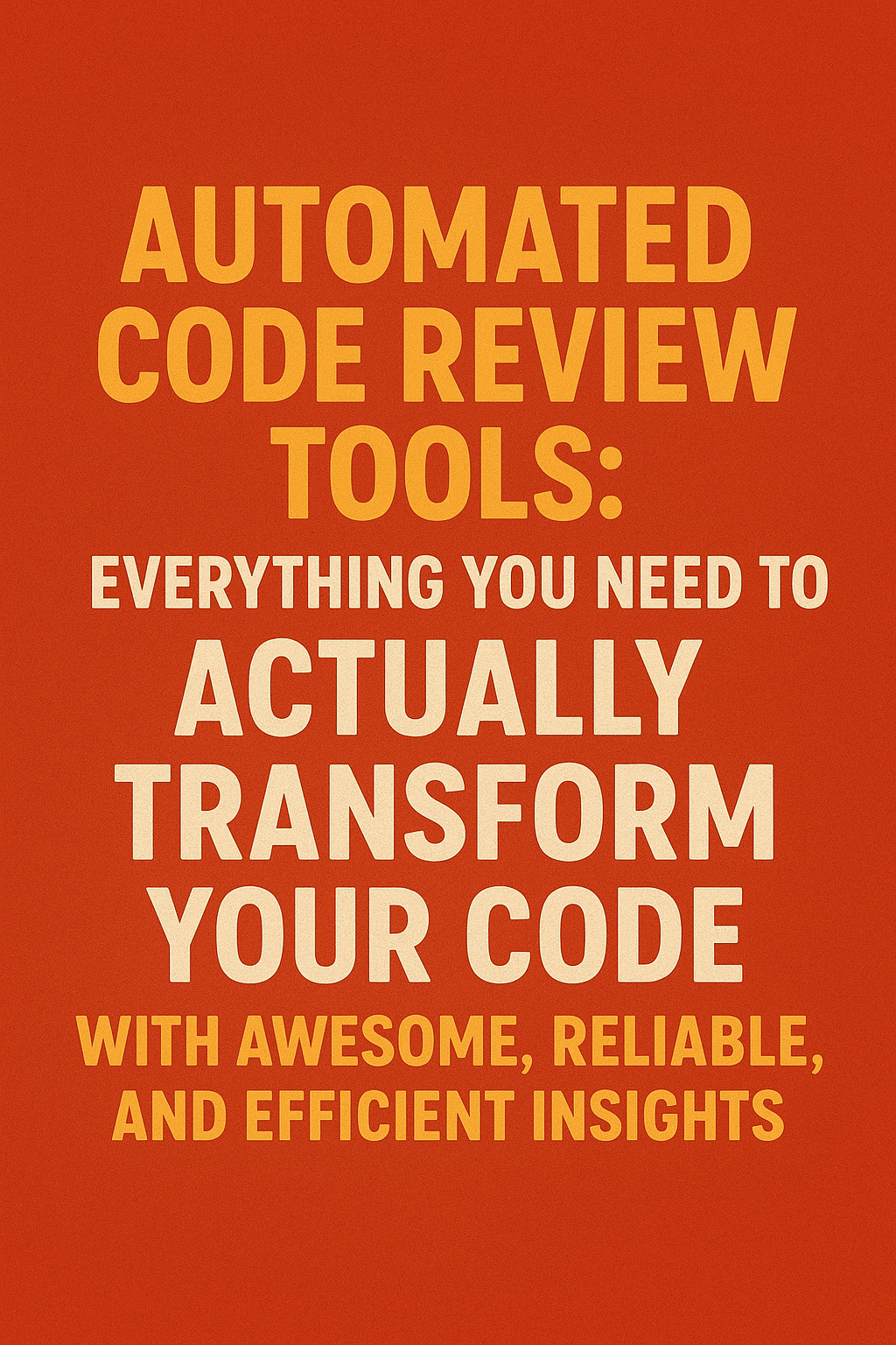 Automated Code Review Tools